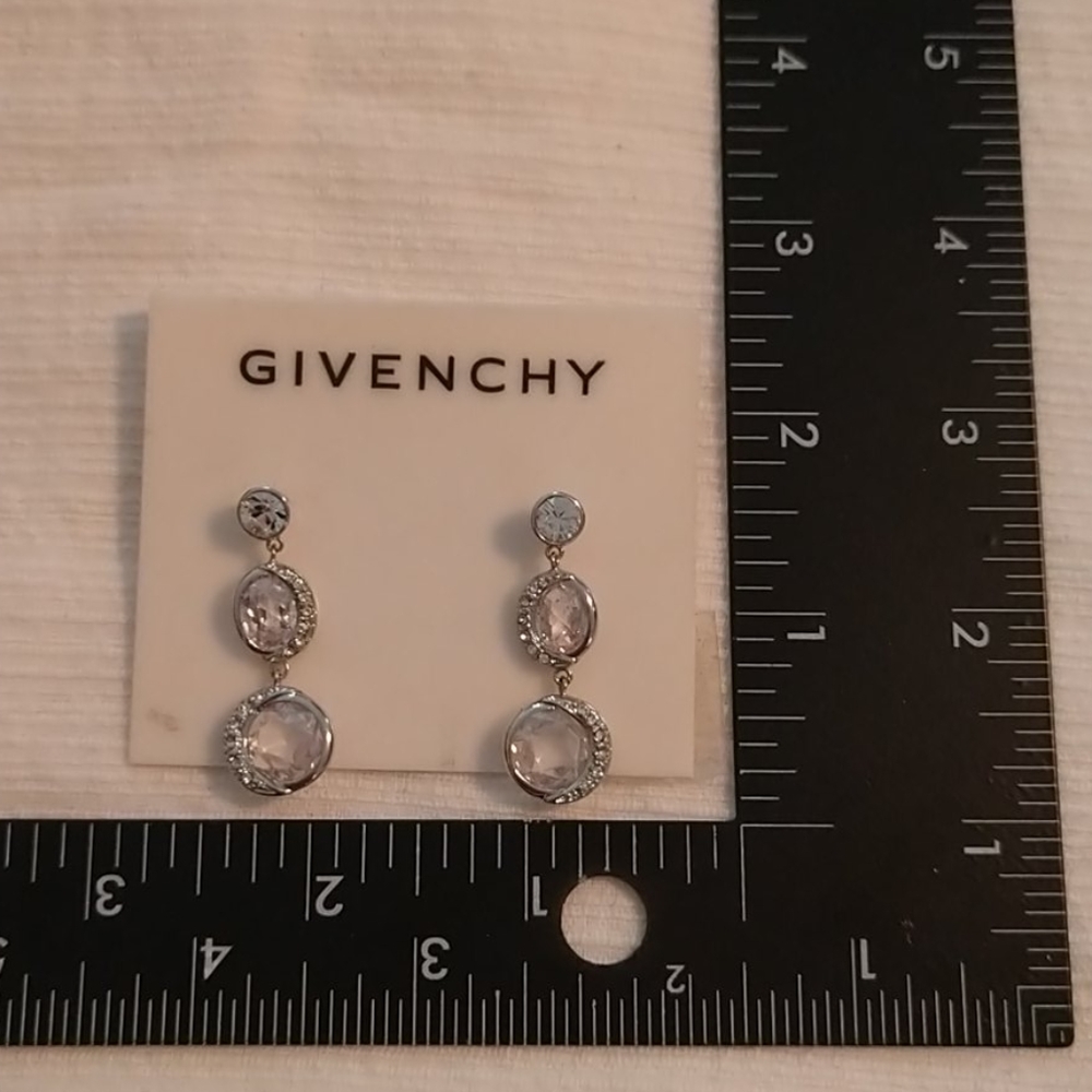 Givenchy Earrings Cubic Zirconia NWOT